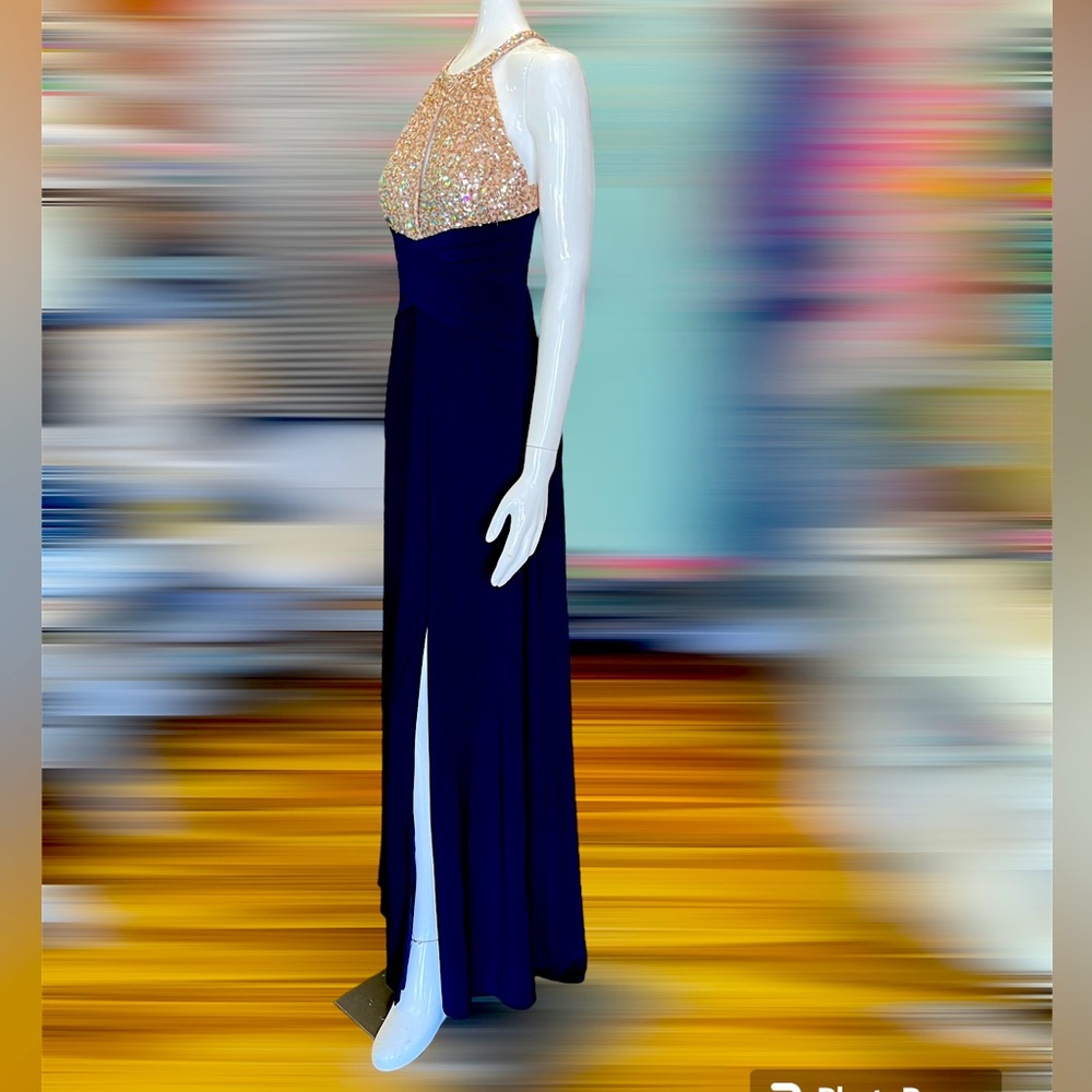 Guess wedding or prom dress.
